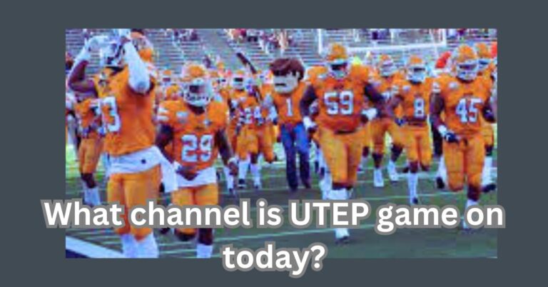 What channel is UTEP game on today?