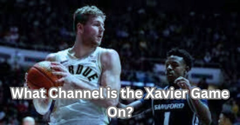 What Channel is the Xavier Game On?