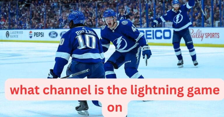 what channel is the lightning game on